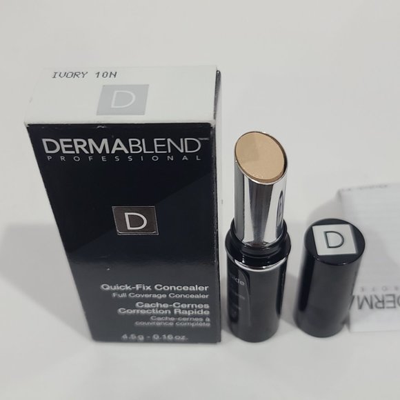 NIB ✅DERMABLEND #10N IVORY Quick Fix Concealer Stick ✨ BNIB - Picture 3 of 5